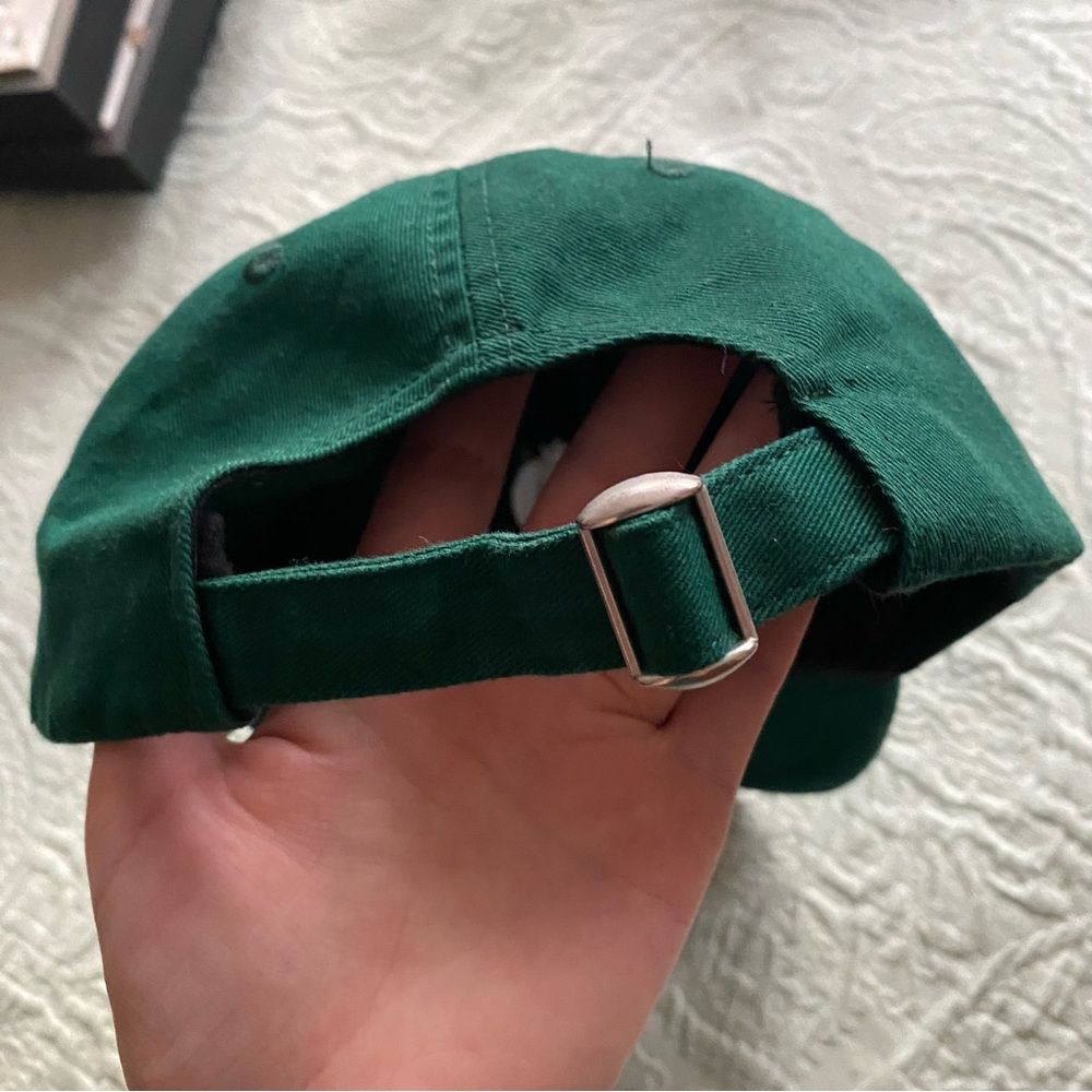 Saint Etienne Embroidered Green Baseball Cap 100% Cotton and Adjustable Back - Picture 5 of 6